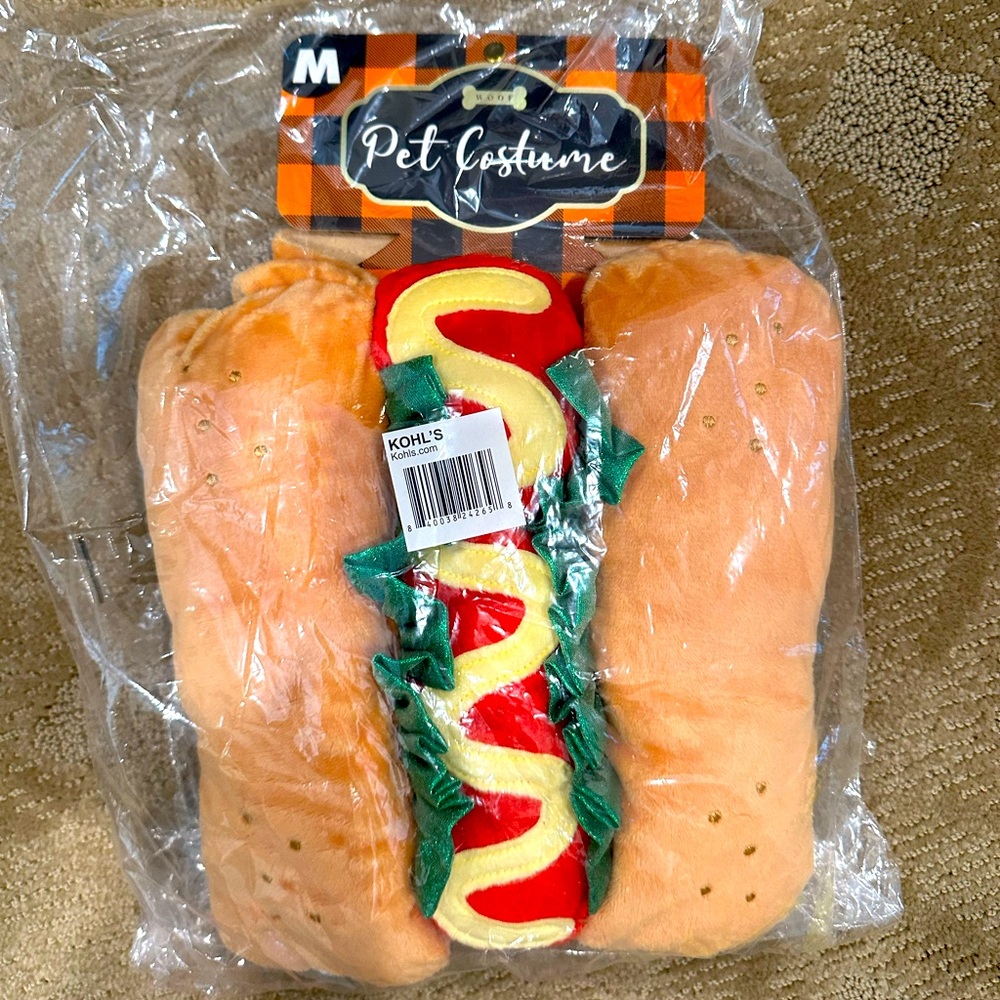 Hot Dog Costumes for Dogs Medium X 2